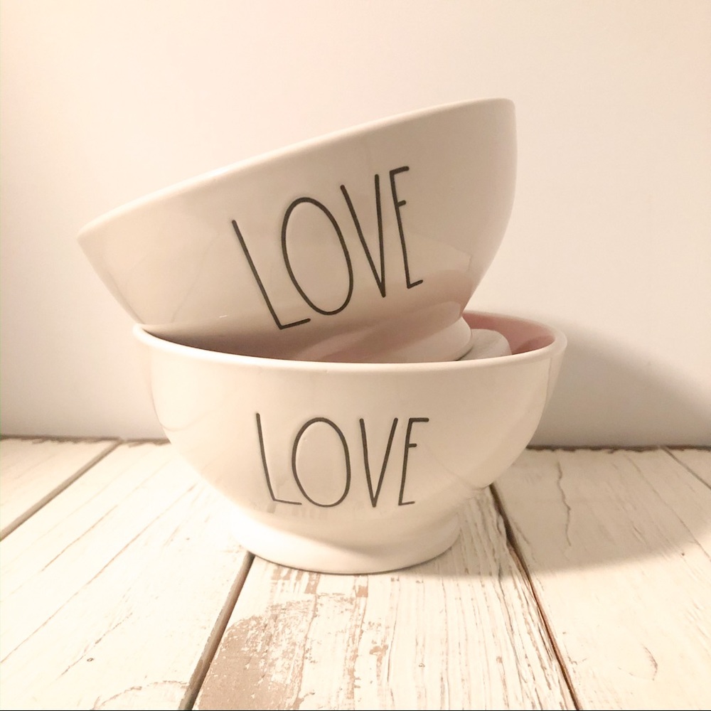 Rae Dunn Love Bowl set